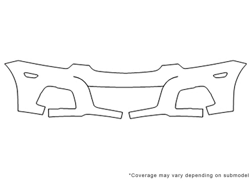 vue Avery Dennison Clear Bra Bumper Precut PPF Diagram