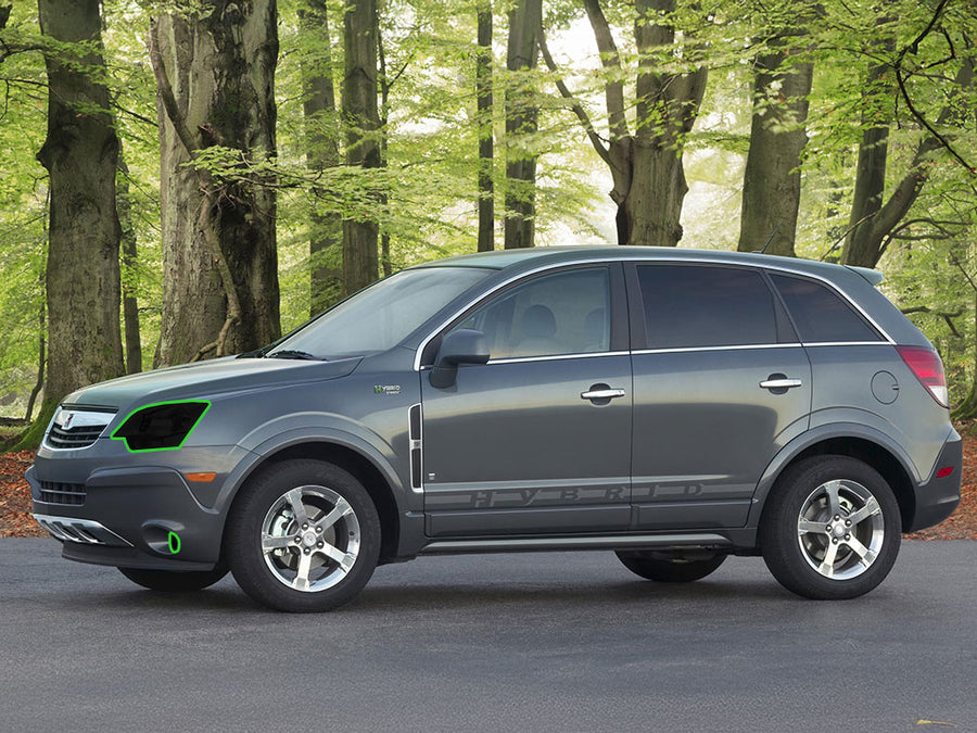 saturn vue 2008-2009 Headlight Tint Location