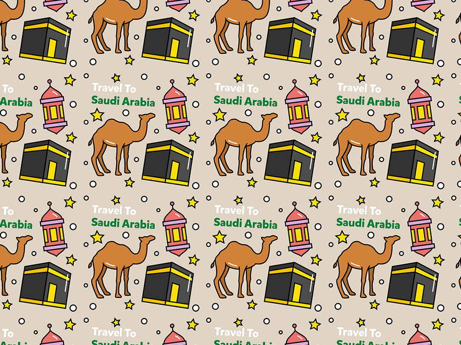 Saudi Citizens Animal Vinyl Wrap Pattern~Rwraps Series 914 Digitally Printed Vinyl Wrap~0