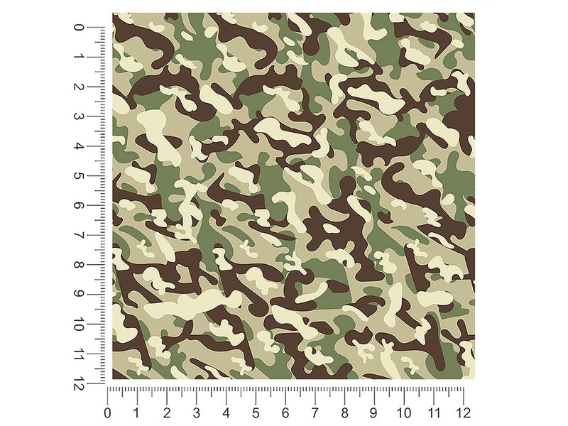 savanna grass camouflage 1ft x 1ft Craft Sheets