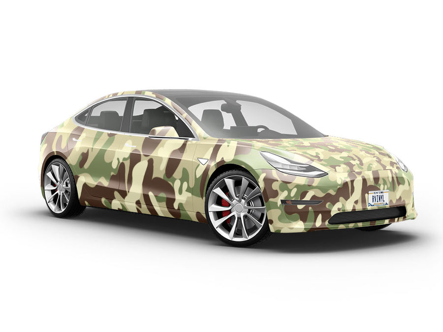 Savanna Grass Camouflage Vehicle Vinyl Wrap