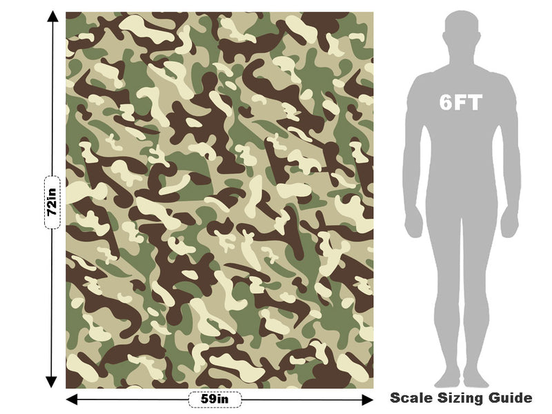Savanna Grass Camouflage Vehicle Wrap Scale~Rwraps Series 914 Savanna Grass Camouflage Measurements~2