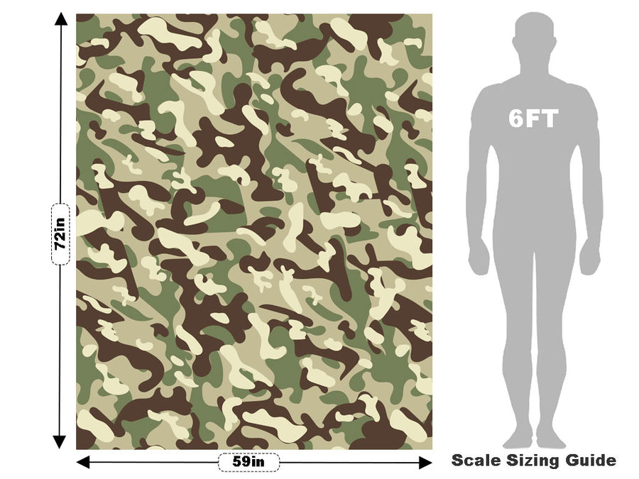 Savanna Grass Camouflage Vehicle Wrap Scale~Rwraps Series 914 Savanna Grass Camouflage Measurements~2