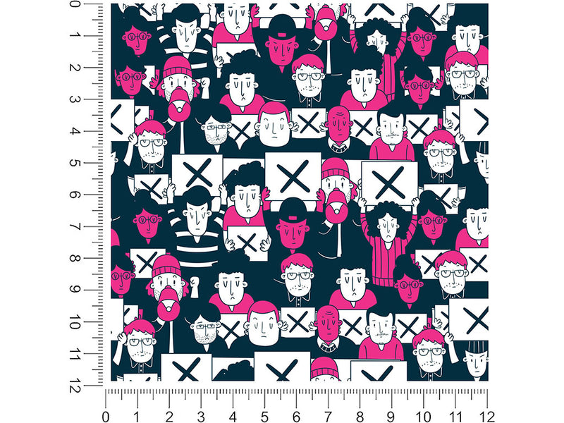 say no 1ft x 1ft Craft Sheets