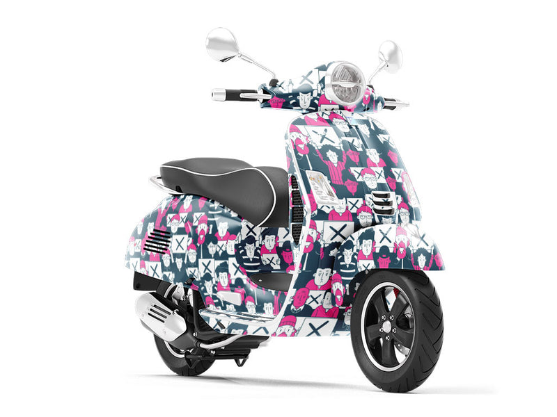 Say No Americana Vespa Scooter Wrap Film