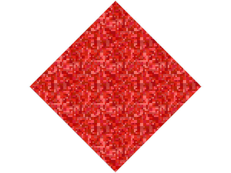 Scarlet Envy Pixel Vinyl Wrap Pattern