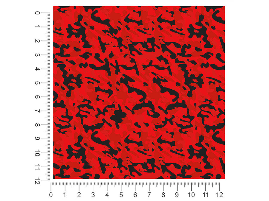 scarlet woodland camouflage 1ft x 1ft Craft Sheets