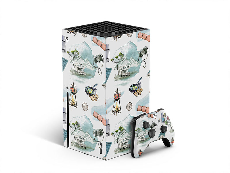 scenic route camping XBOX DIY Decal