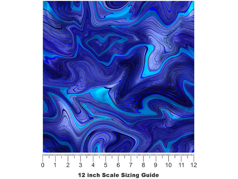 Schlumberger Bow Gemstone Vinyl Film Pattern Size 12 inch Scale~Rwraps Schlumberger Bow Gemstone Sizing Chart~2