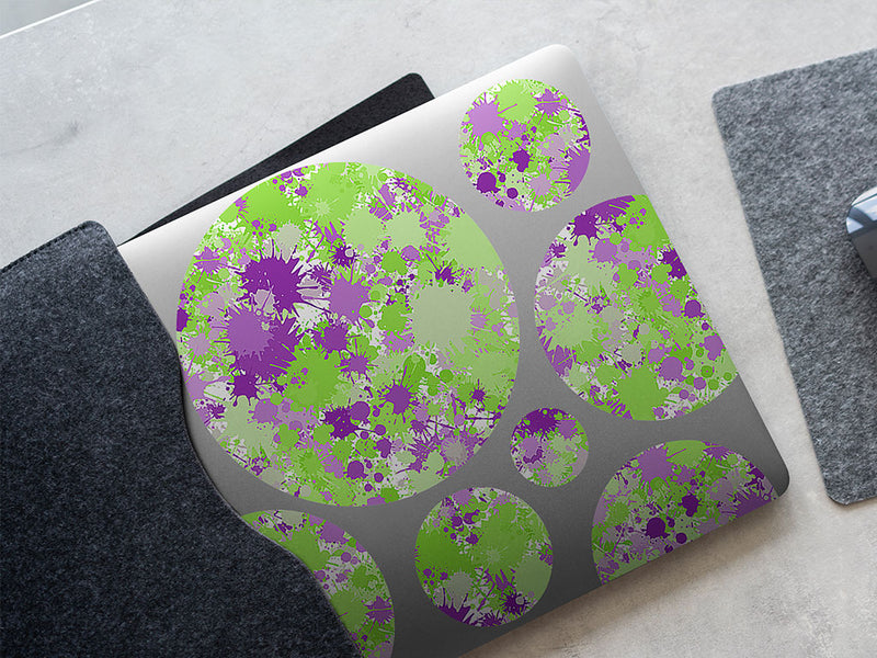 science and visions paint splatter DIY Laptop Stickers