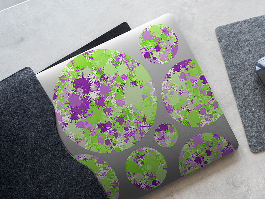 science and visions paint splatter DIY Laptop Stickers