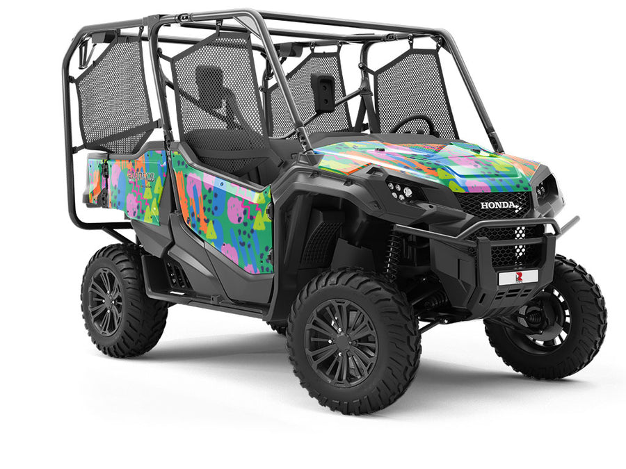 Scientific Amalgamation Abstract Utility Vehicle Vinyl Wrap