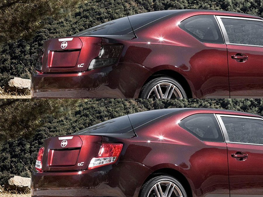 tc Before and After Smoked Taillights