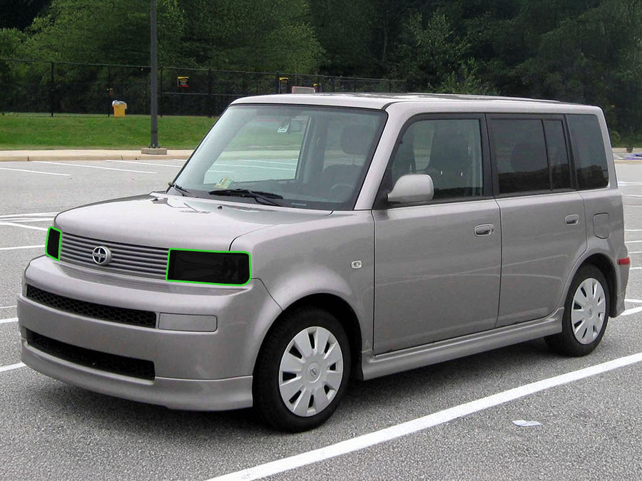 scion xb 2004-2006 Headlight Tint Location
