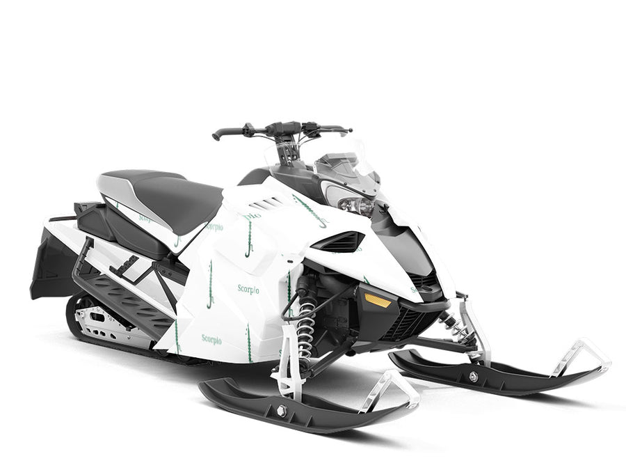 Scorpio Swords Astrology Custom Wrapped Snowmobile