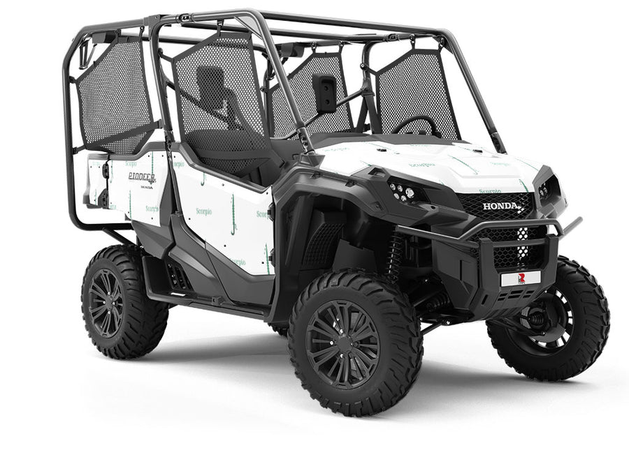 Scorpio Swords Astrology Utility Vehicle Vinyl Wrap