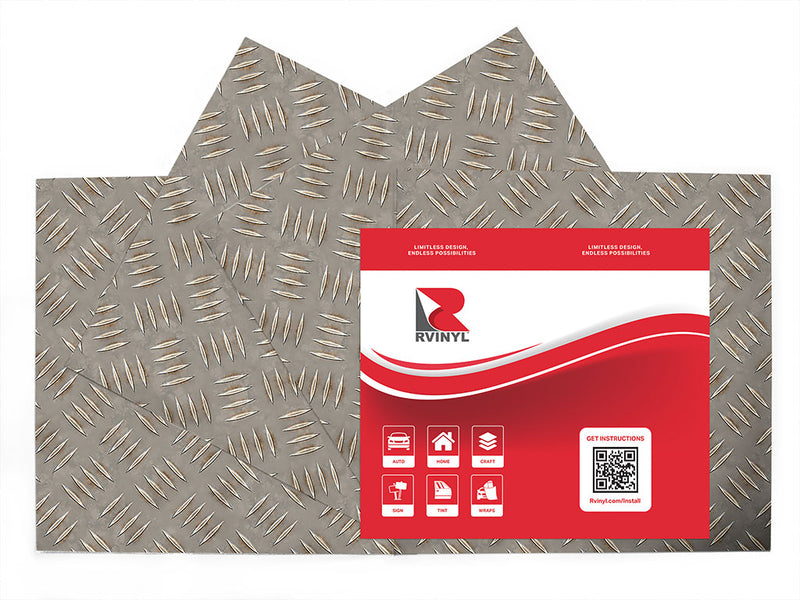 scuffed lug diamond plate Craft Vinyl Sheet Pack