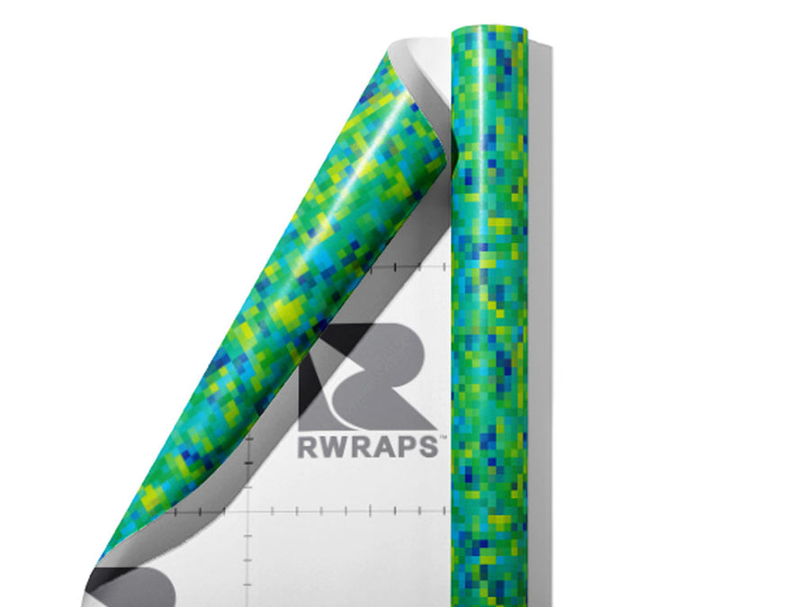 Sea Adventure Pixel Wrap Film Sheets~Rwraps Series 914 Sea Adventure Pixel Scrolled Sheet~3