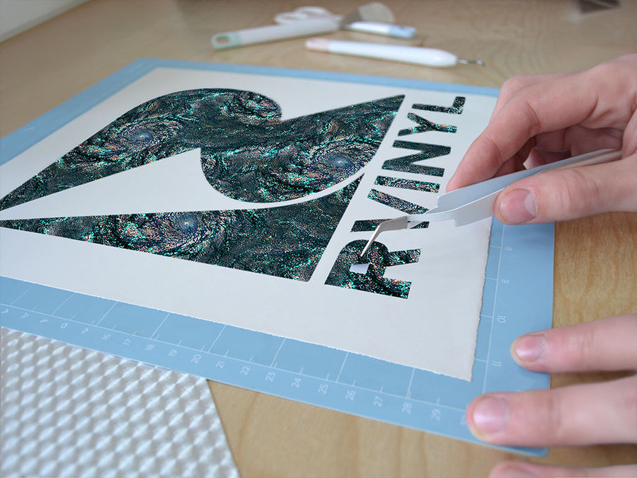 sea swirl science fiction Easy Weed Craft Vinyl
