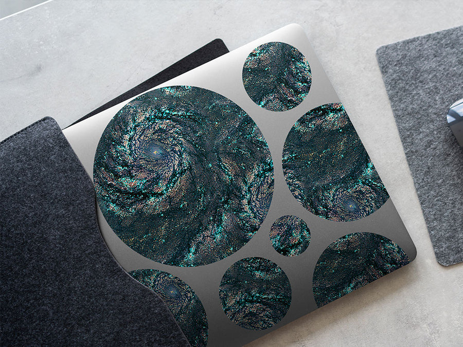 sea swirl science fiction DIY Laptop Stickers