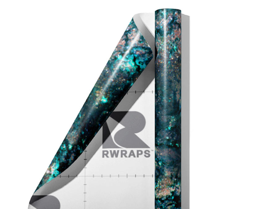 Sea Swirl Science Fiction Wrap Film Sheets~Rwraps Series 914 Sea Swirl Science Fiction Scrolled Sheet~3