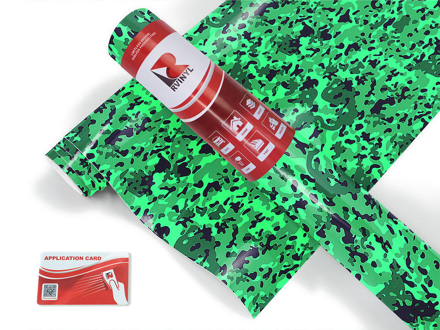 seafoam disrupter camouflage Craft Vinyl Roll