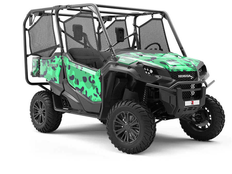 Seafoam Disrupter Camouflage Utility Vehicle Vinyl Wrap