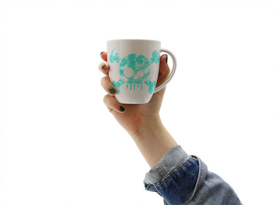 seafoam spirals tie dye DIY Vinyl Decals