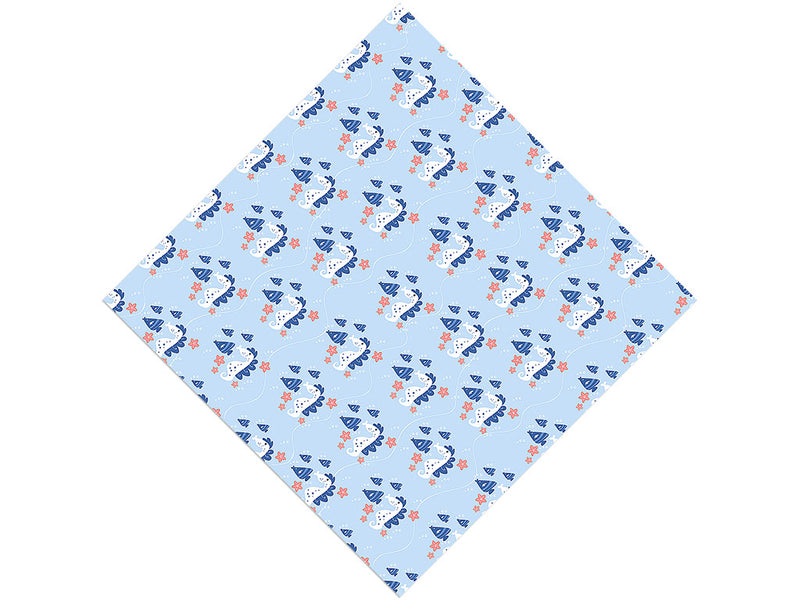 Seahorse Horde Marine Life Vinyl Wrap Pattern