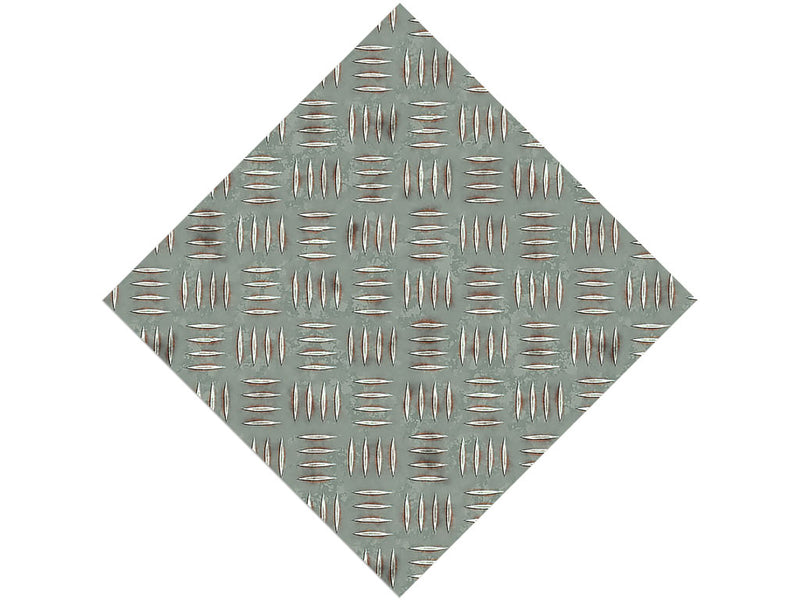 Seamless Aqua Diamond Plate Series Custom Printed Wrap Film