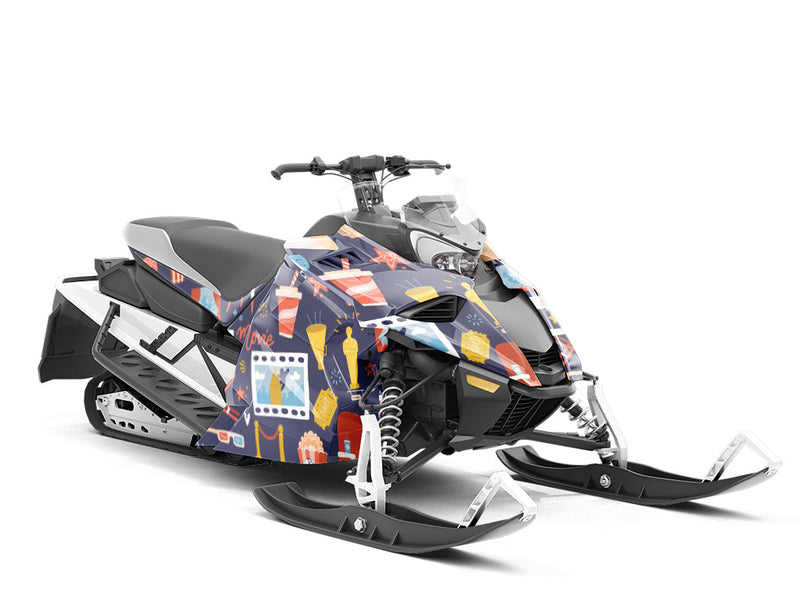 Seat Taken Movie Custom Wrapped Snowmobile