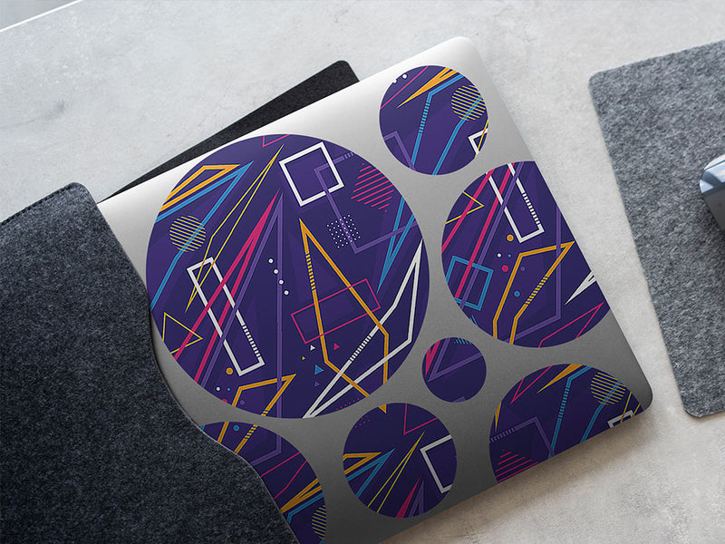 secret code abstract geometric DIY Laptop Stickers