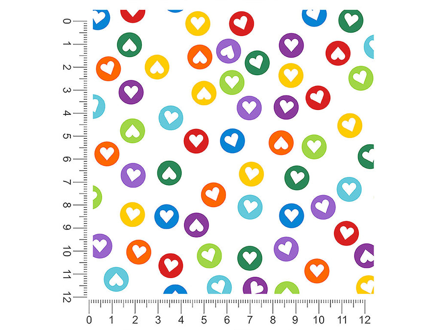 secret crush polka dot 1ft x 1ft Craft Sheets