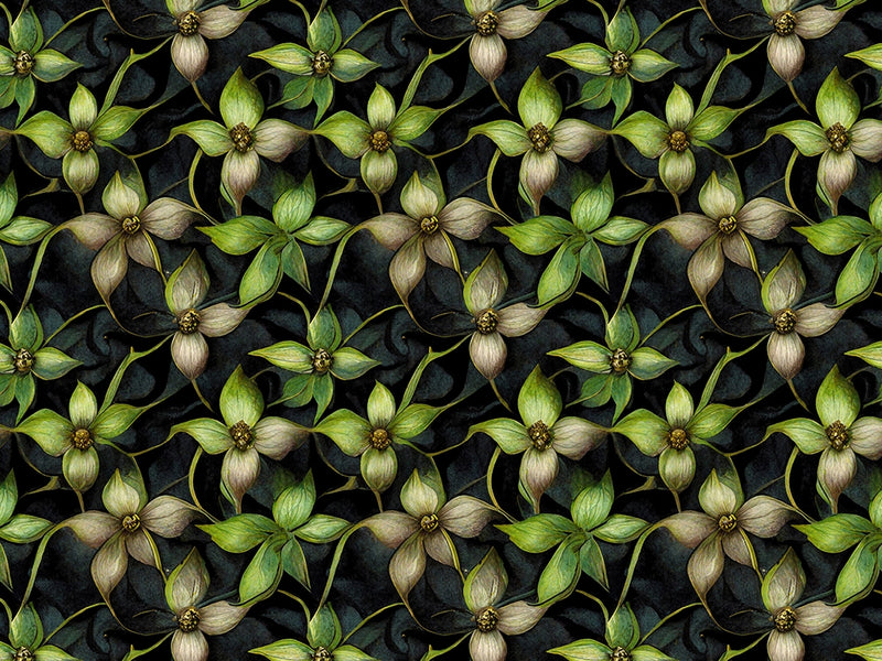 Secret Meadow Floral Vinyl Wrap Pattern~Rwraps Series 914 Digitally Printed Vinyl Wrap~0