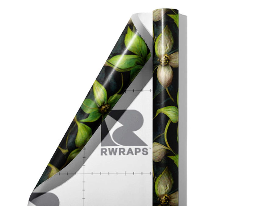 Secret Meadow Floral Wrap Film Sheets~Rwraps Series 914 Secret Meadow Floral Scrolled Sheet~3