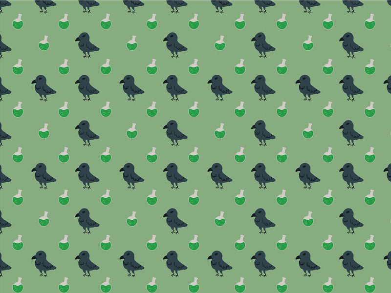 Secret Potions Birds Vinyl Wrap Pattern~Rwraps Series 914 Digitally Printed Vinyl Wrap~0