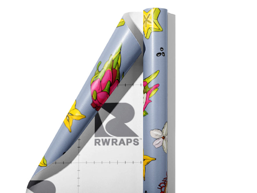Secrets Within Fruit Wrap Film Sheets~Rwraps Series 914 Secrets Within Fruit Scrolled Sheet~3