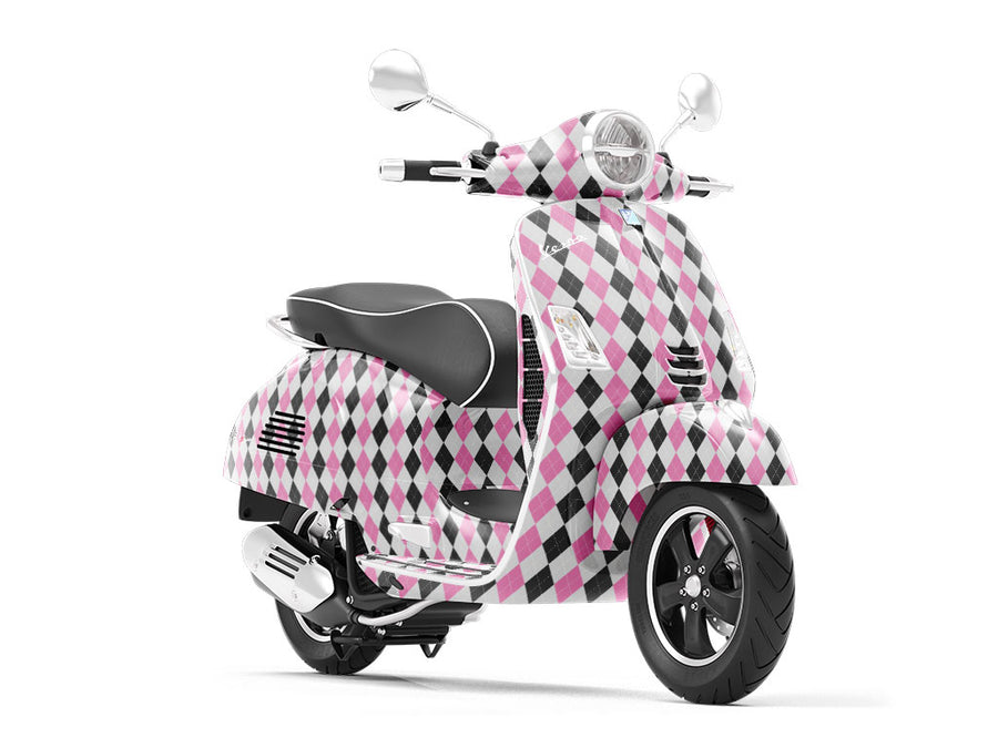 Seeded Fruits Argyle Vespa Scooter Wrap Film