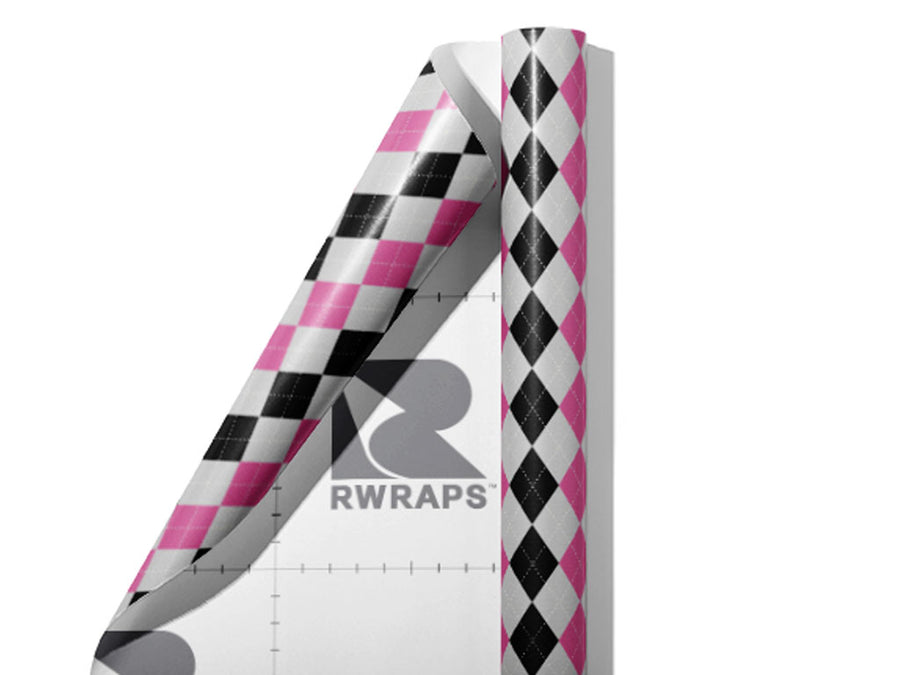 Seeded Fruits Argyle Wrap Film Sheets~Rwraps Series 914 Seeded Fruits Argyle Scrolled Sheet~3