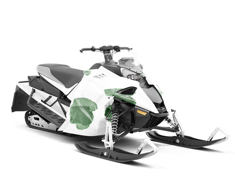 Seeking Oasis Watercolor Custom Wrapped Snowmobile