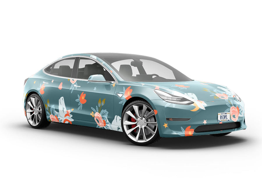 Serene Evening Fantasy Vehicle Vinyl Wrap