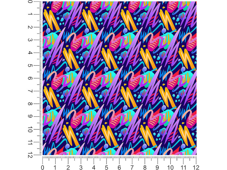 serious competition abstract geometric 1ft x 1ft Craft Sheets