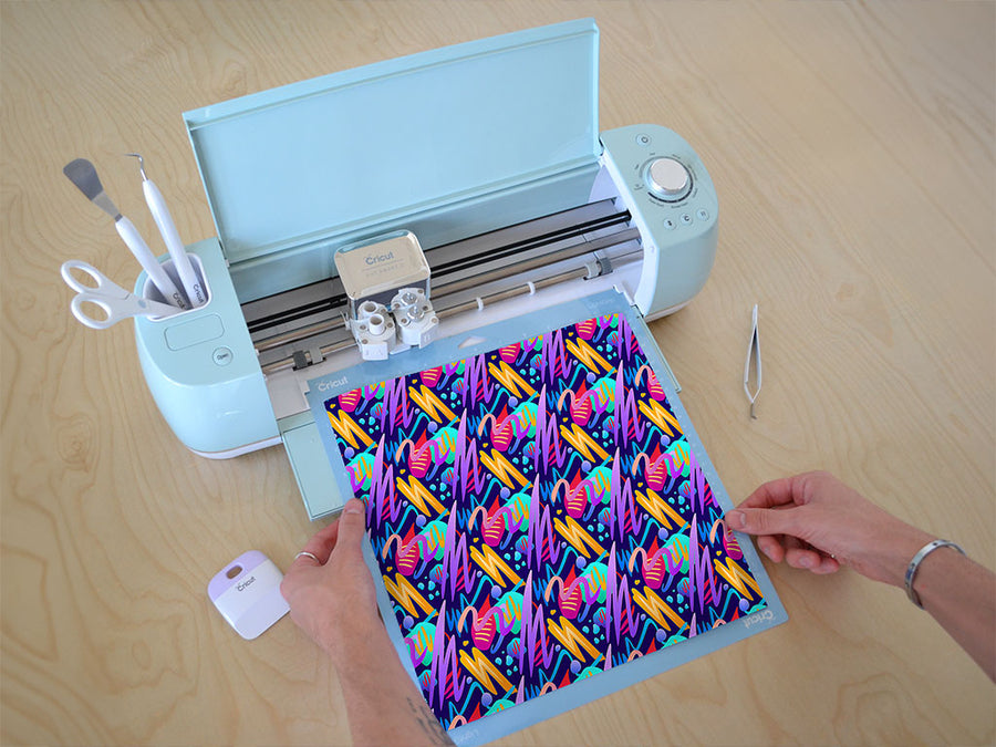 serious competition abstract geometric Cricut Compatible Vinyl