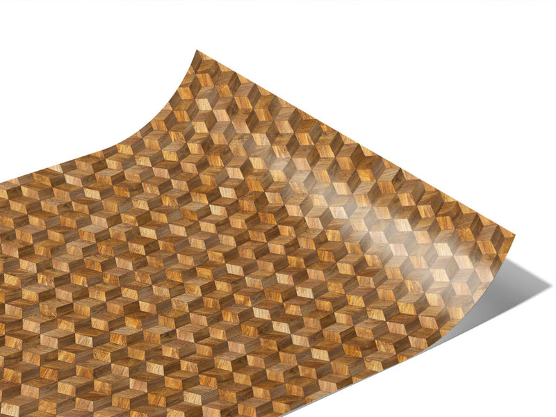 Sesame Stain Wooden Parquet Vinyl Wraps~Rwraps Series 914 Digitally Printed Vinyl Wrap~1