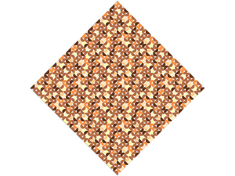 Seventies Retro Mosaic Vinyl Wrap Pattern