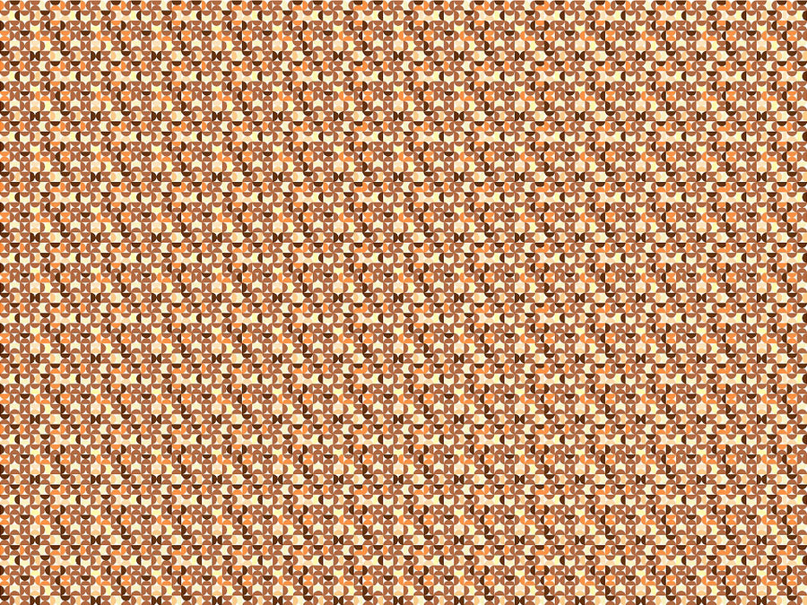 Seventies Retro Mosaic Vinyl Wrap Pattern~Rwraps Series 914 Digitally Printed Vinyl Wrap~0