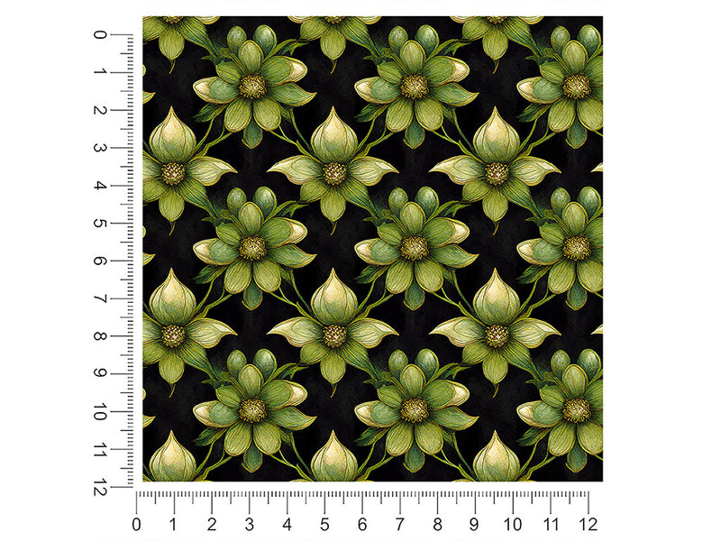 shadow lily floral 1ft x 1ft Craft Sheets