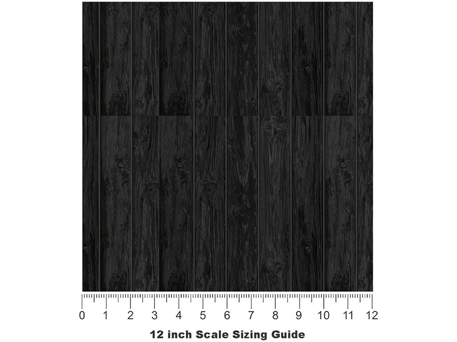 Shadow Wood Plank Vinyl Film Pattern Size 12 inch Scale~Rwraps Shadow Wood Plank Sizing Chart~3