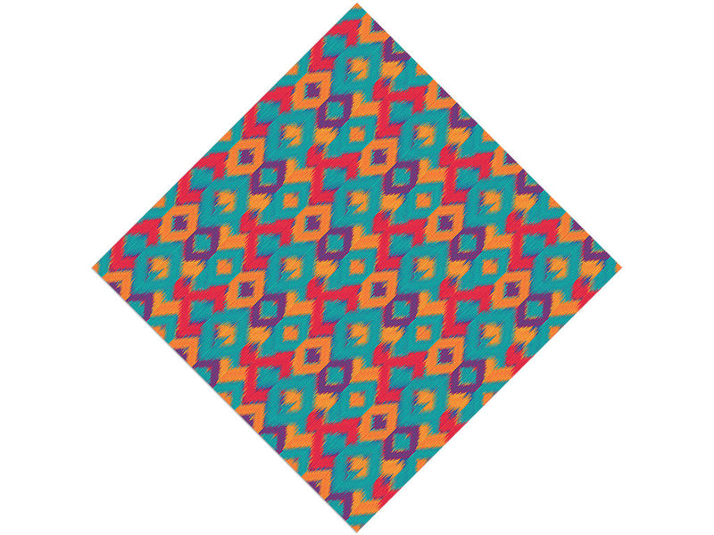 Shag Rug Argyle Vinyl Wrap Pattern
