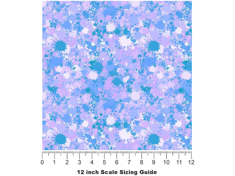 Sharp Ozone Paint Splatter Vinyl Film Pattern Size 12 inch Scale~Rwraps Sharp Ozone Paint Splatter Sizing Chart~2